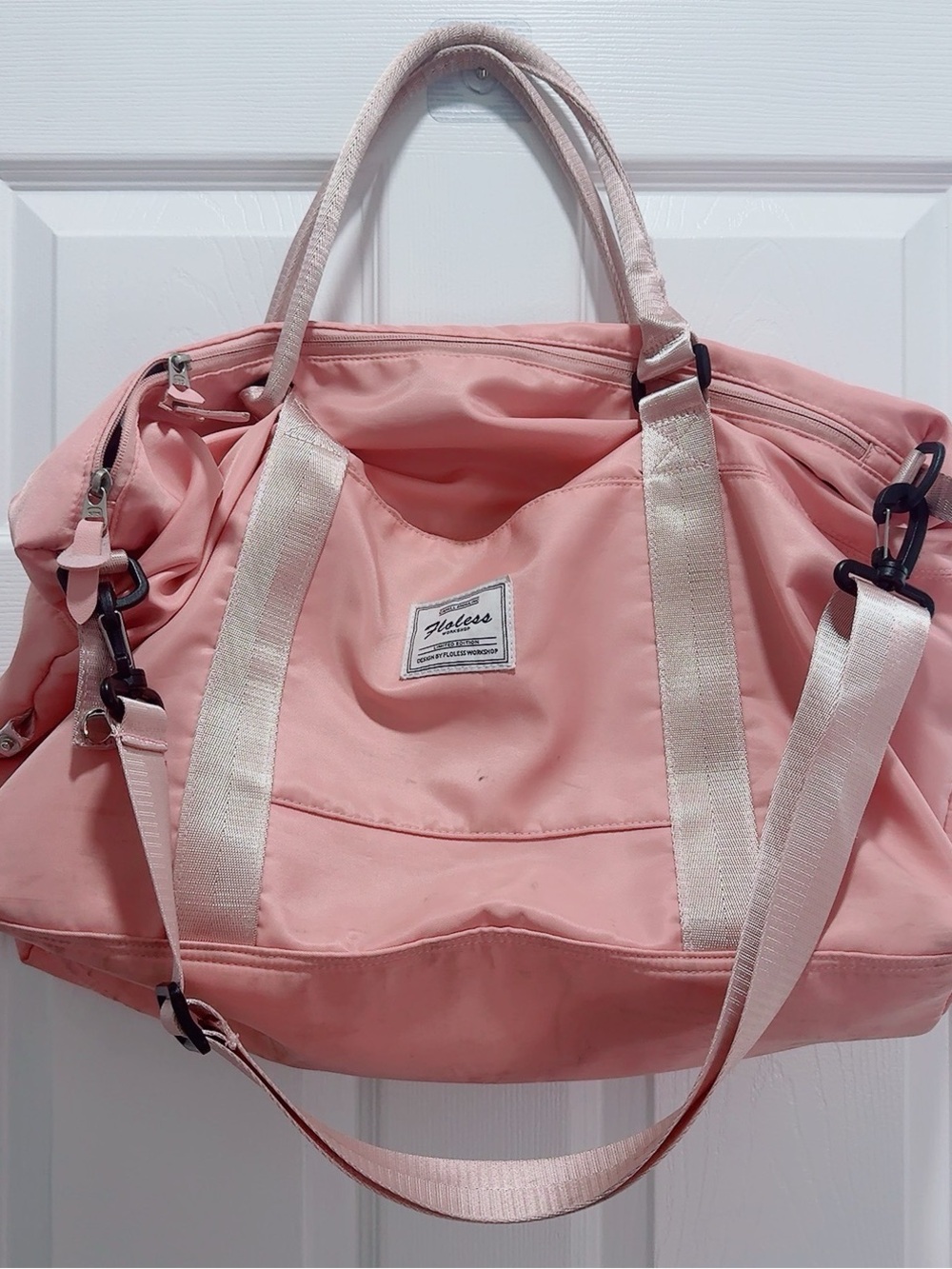 Pink Travel Duffle Bag/ Tote Travel Carry On